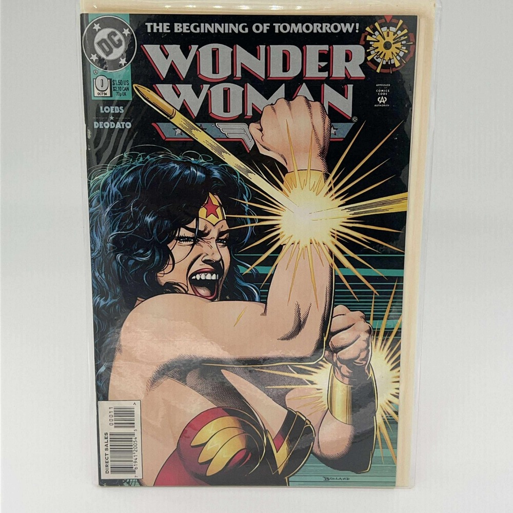 Wonder Woman 0 DC Comics 1994 Zero Hour Mike Deodato Brian Bolland Cover
